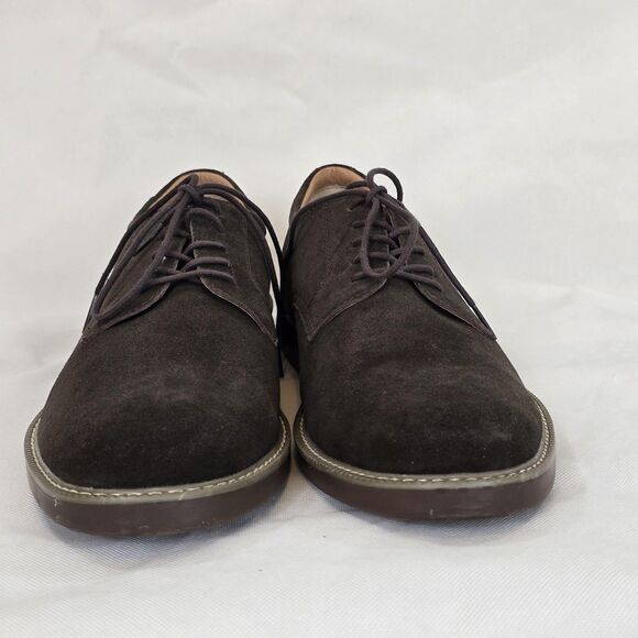G.H. Bass Pasadena Shoes Mens Size 12 Brown Suede Oxford Casual Lace Up - Picture 10 of 16